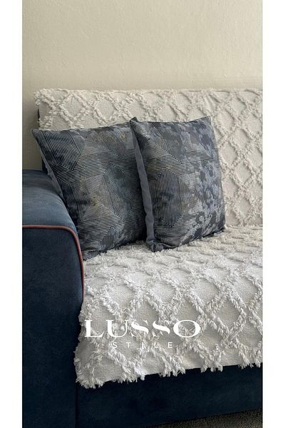 lusso stile Husa de scaun Siena gri - 180x240