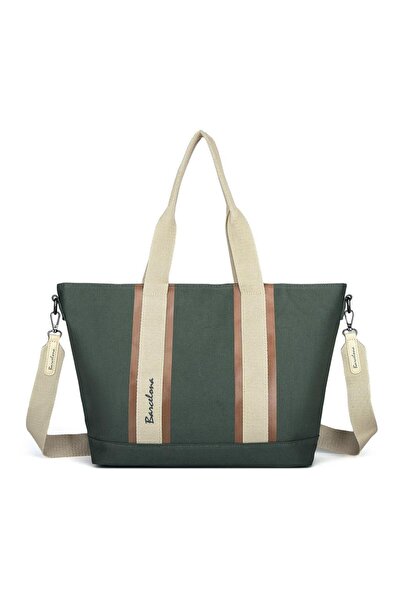 BARCELONA 21K Barcelona Dev Boy Exclusive Kanvas Kumaş Kadın Omuz Çantası 1312