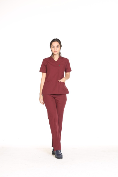 Likralı Hemşire Forması- Likralı Doktor Forması - Hemşire Forması-Scrubs