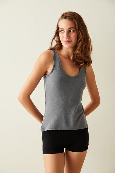 Penti Gray Wool Thermal Wool Undershirt