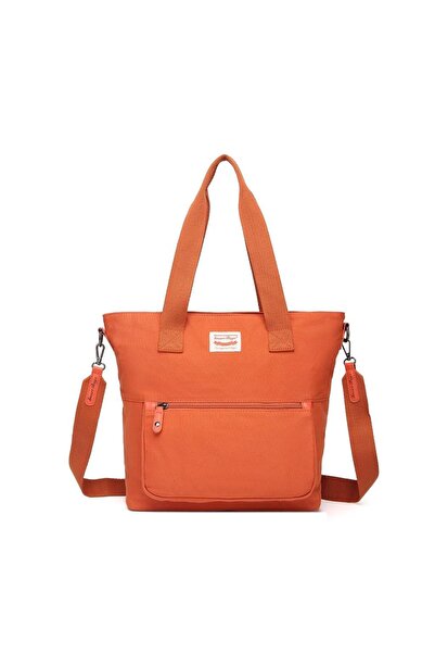 SMART BAGS Exclusive Kanvas Kumaş Kadın Omuz Çantası 1308