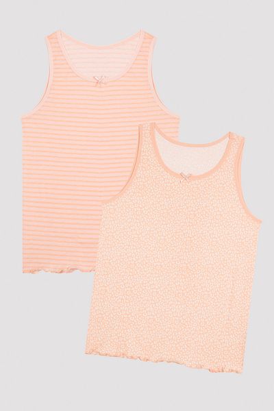 Penti Multicolored Girl's G. Pretty Frill 2-Piece Tank Top