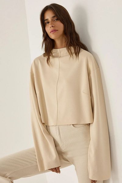 Hiccup Μπλούζα Comfort Fit με λεπτομέρεια ραφής