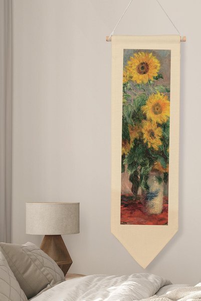 Postifull Duvar Halısı Pinterest Oda Dekoru, Monet Sanat Serisi, 100cm Kanvas...