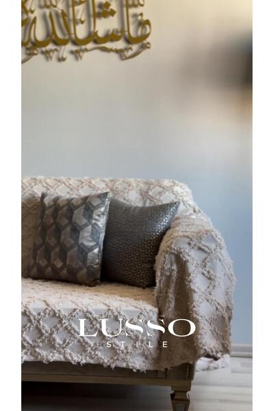lusso stile Husa scaun Siena Cappuccino - 180x300