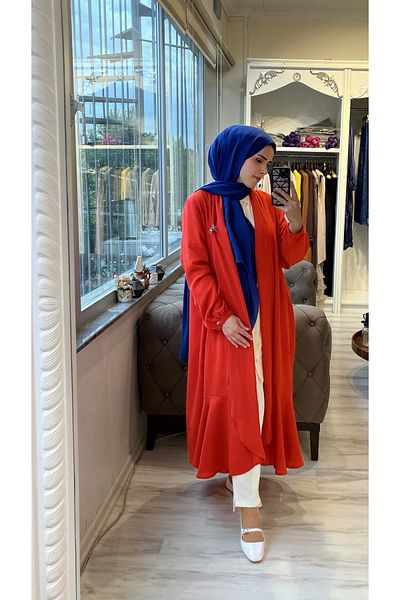 Invee INVEE 6813 - Red Linen Hoodie