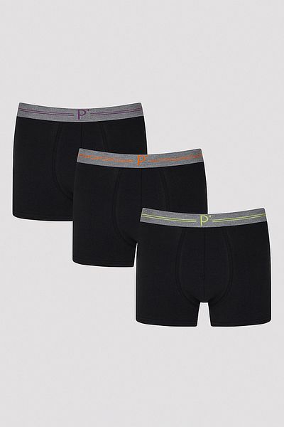 Penti Ανδρικά Basic Black 3-pack Boxers
