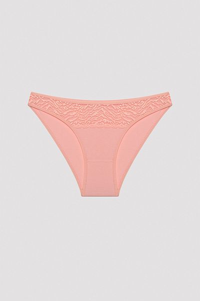 Penti Chiloți slip multicolori din 3 piese Coral Vibes cu detaliu din dantelă