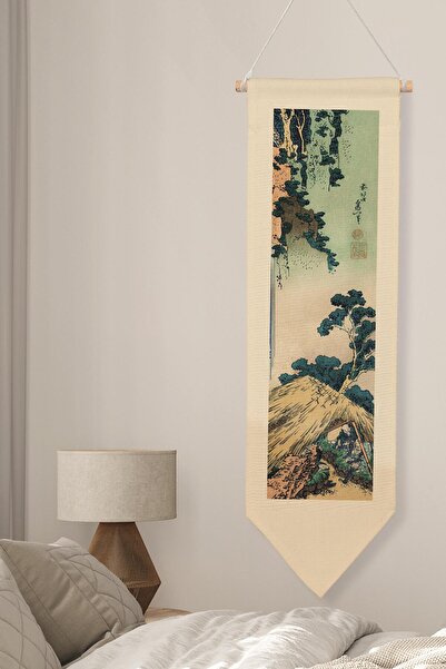 Postifull Duvar Halısı Pinterest Dekoru, Hokusai Sanat Serisi 100cm Kanvas Fl...