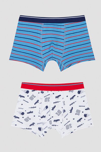 Penti Boy's Happy Shapes 2-pack Boxer