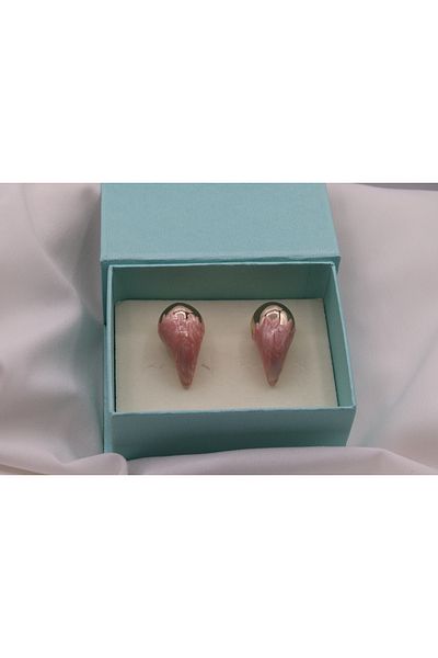 NUBEG Colorful Bottega Steel Earring