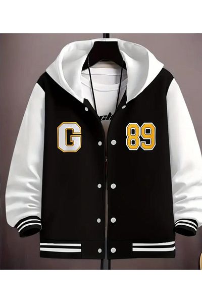 Cardee Carde Hooded 3 Thread Children's College Jacket
