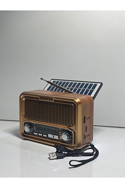 BLOMSTER everton rt-672 usb bluethoot nostajık radyo müzik çalar