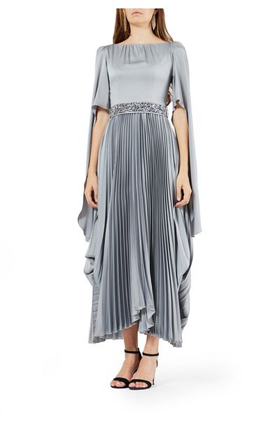 Amri Pleat Long Dress