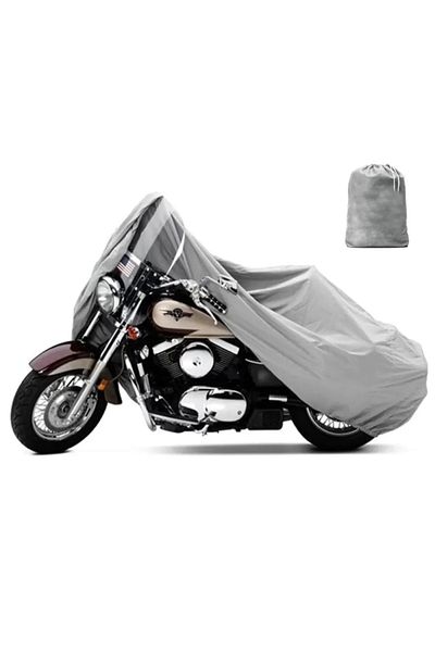 FİXFLEX Kawasaki Z 1000 Sx Motorcycle Premium 4 Season Protection Gray with Miflon Tarpaulin