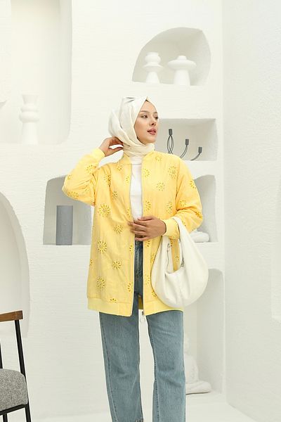 PİNK FLY Μπουφάν Bomber Collar Cap με λεπτομέρεια από Pearl Stone και τσέπες