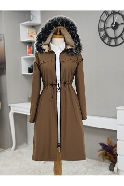 HİJABAYA Παλτό με κουκούλα Star με μεταλλική λεπτομέρεια