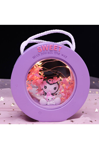 Genel Markalar Renkli Kuromi Askılı Masa Lambası, 13x13 cm, ile