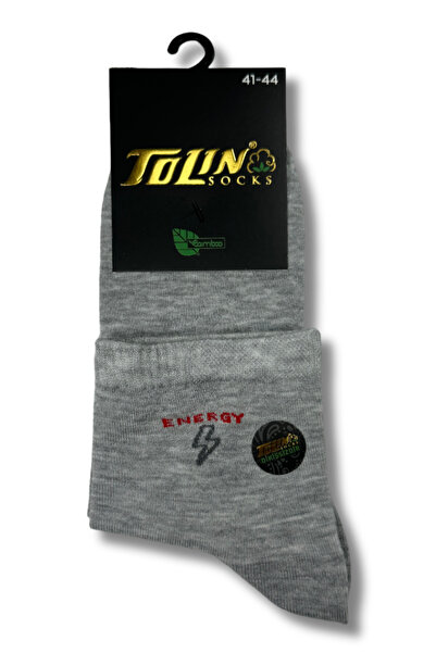 TOLIN Чоловічий 12-парений комплект шкарпеток з напівкомірцем з бамбука різних кольорів 10550-37