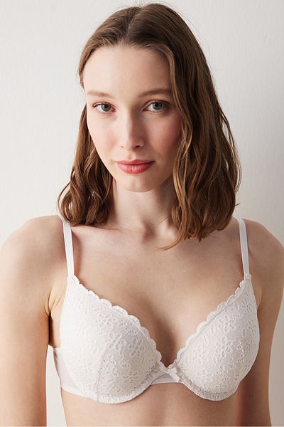 Penti Σουτιέν Intense Extra Push Up Supported Scallop Light Beige