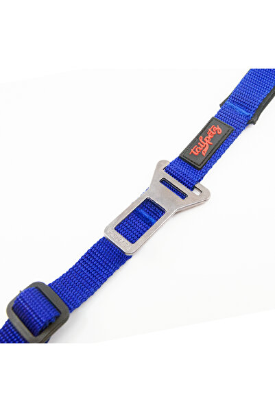 Tailpetz Travel Leash Araç Emniyet Tokası Kedi Köpek Gezdirme Sevk Kayışı Lacivert