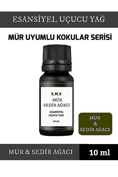 E.M.S AVM Mür & Sedir Ağacı Esansiyel Uçucu Yağı Buhurdanlık Yağı Difüzör Esa...