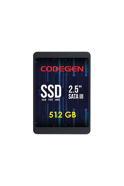 CODEGEN CDG-512GB-SSD25 512GB (500/450MB/s) 2.5" SATA SSD