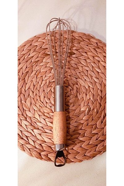 TARIK HOME Thick Wire Steel Luxury Egg Cake Pastry Whisk