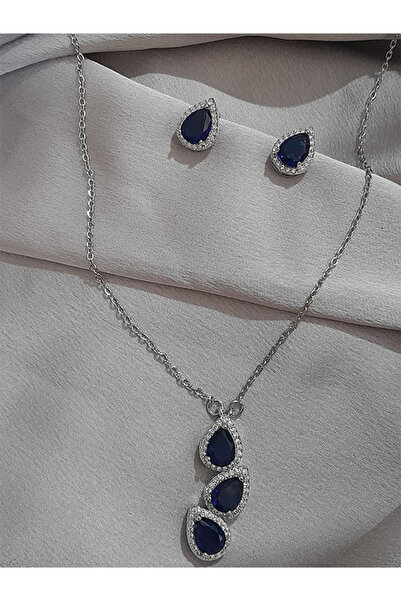 fiore fashion kolye Set Paslanmaz 316L Çelik Zirkon Taşlı