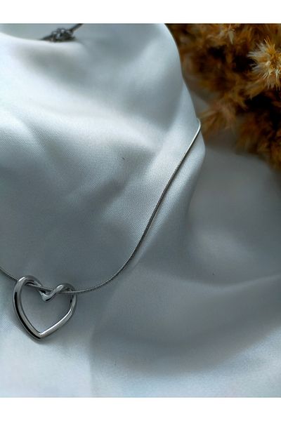 stainless steell ثعبان سلسلة القلب عقدة الصلب قلادة