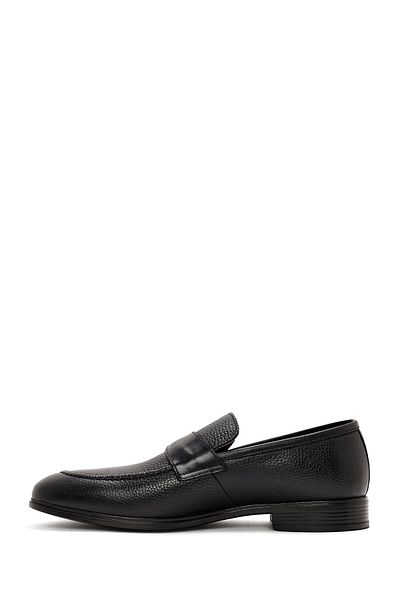 Derimod Men's Casual Loafer - Black Leather, Model 24WFD7040FT