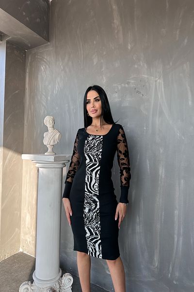 kamacibutik Rochie tricotată cu mâneci cu guler pătrat (COMPATIBILĂ STANDAR BEEDEN S/M/L/XL)
