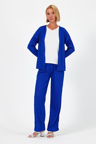 ihraç pazarı Croplu 3-Piece Pleat Set
