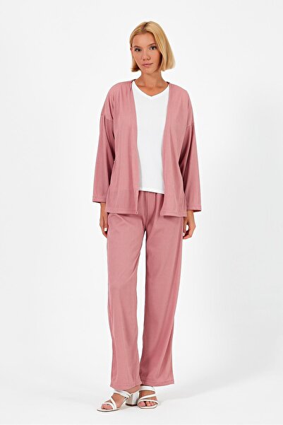 ihraç pazarı Croplu 3-Piece Pleat Set