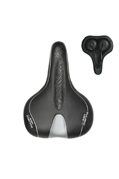 San Marino Sm-3609 Модель Comfort Гумове широке велосипедне сідло - 22x26 см