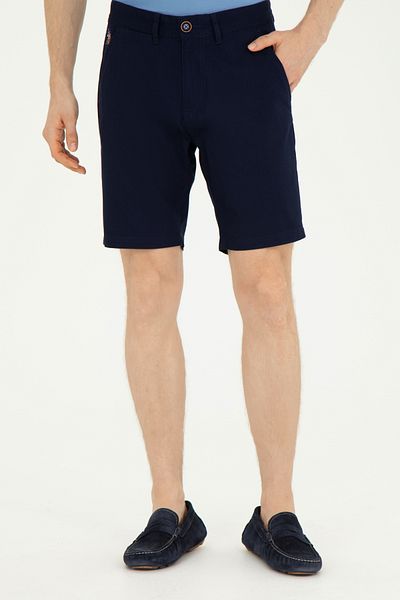 U.S. Polo Assn. Ανδρικό σορτς υφαντό Navy Blue 50283928-VR033