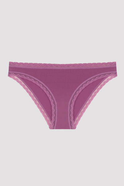 Penti Easy Mikro Dantelli Lila Slip Külot