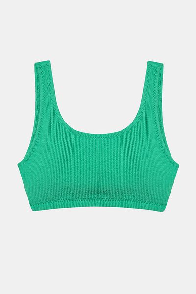 Penti Grünes Basic Neckholder-Bikini-Set für junge Mädchen