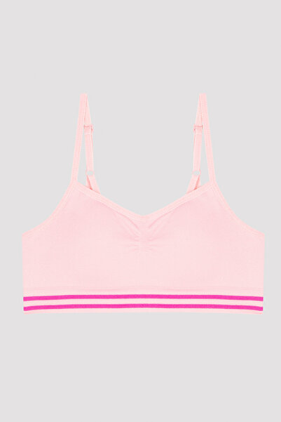 Penti Pembe Kız Çocuk Dikişsiz Büstiyer