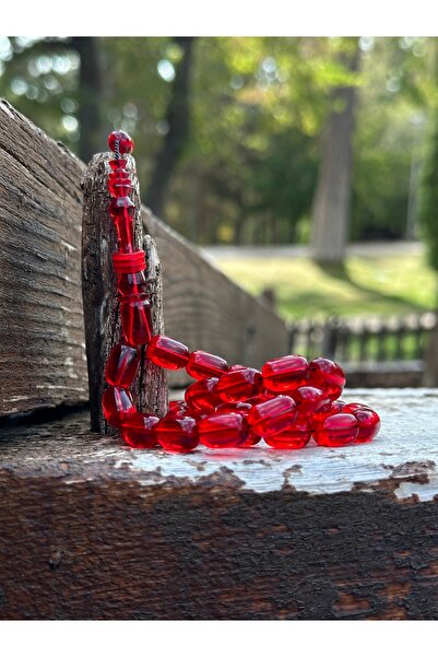 TESBİHSARAYI Cu cutie specială din lemn - Tasbih de AMBAR, Tasbih de foc, Tasbih de AMBAR