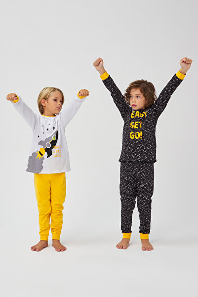 Penti Boy's Space 4-Piece Pajama Set