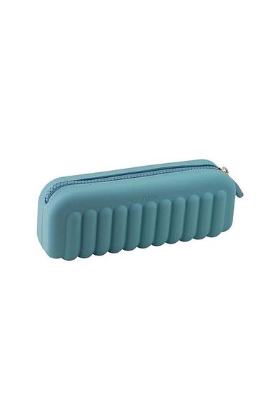 Serve A.Blue Plain Pattern Oshi Pen Bag
