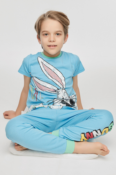 Penti Erkek Likralı Bugs Bunny 2'li Pijama Takımı