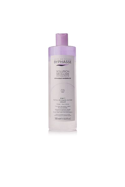 BYPHASSE 500 ml Wasserfester Zweiphasiger Micellar Make-up-Entferner-Lösung