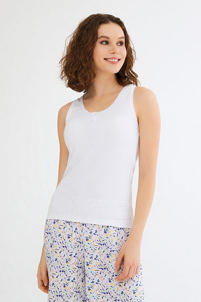 Penti Optical White Bella Rib Tank Top