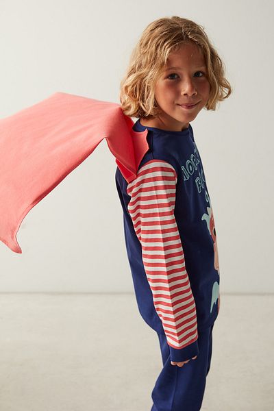Penti Boy's Dragon Face Long Sleeve Pajama Set