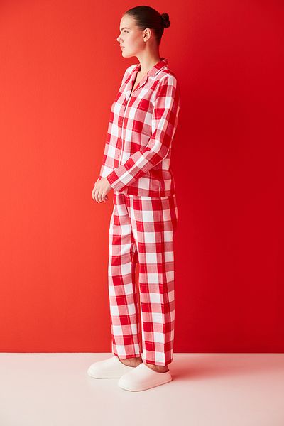 Penti Multicolored Gift Gingham Pajama Set