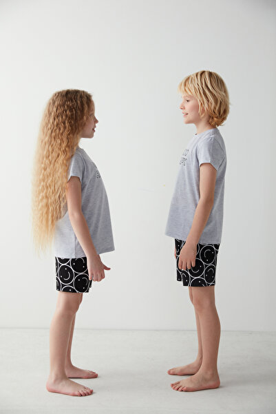 Penti Unisex Çocuk So Happy Baskılı Pijama Takımı