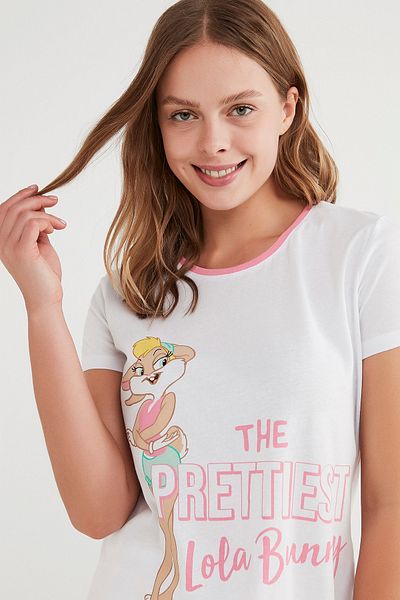 Penti Set pijamale cu mâneci scurte Lola Bunny