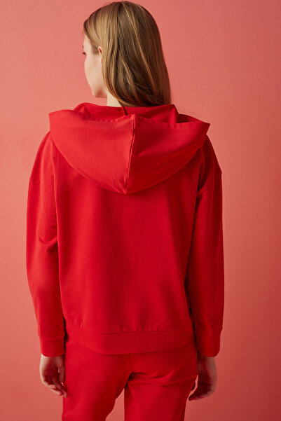 Penti Kırmızı In Love Hood Sweatshirt